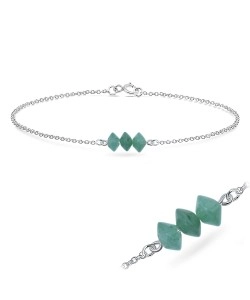 Aventurine Silver Bracelets BRS-425